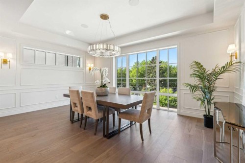 3708 8 Avenue Nw, Calgary, AB - Indoor Photo Showing Dining Room