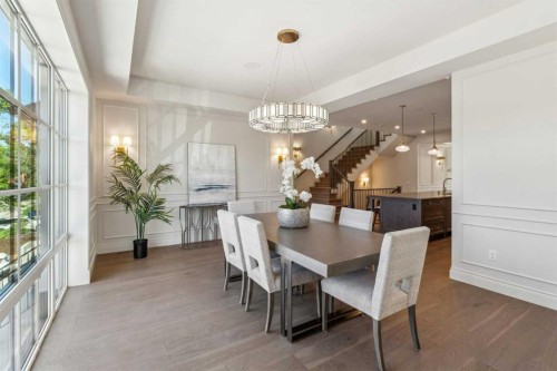 3708 8 Avenue Nw, Calgary, AB - Indoor Photo Showing Dining Room