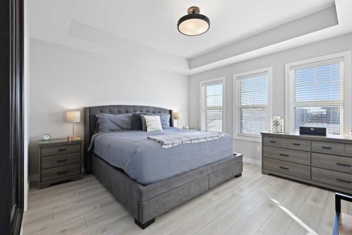 1249 Carrington Boulevard Nw, Calgary, AB - Indoor Photo Showing Bedroom