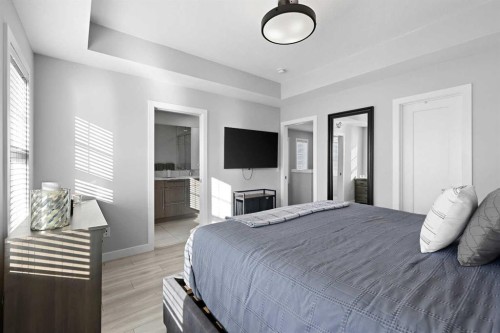 1249 Carrington Boulevard Nw, Calgary, AB - Indoor Photo Showing Bedroom