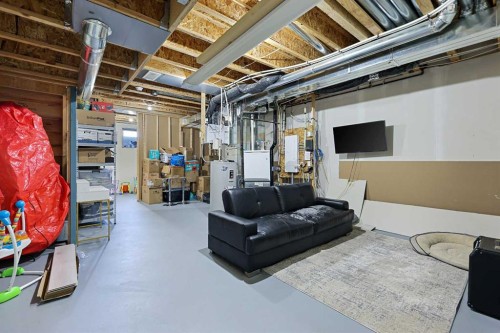1249 Carrington Boulevard Nw, Calgary, AB - Indoor Photo Showing Basement