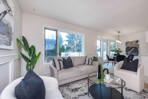 47 Hawkstone Drive Nw, Calgary, AB - Indoor Photo Showing Living Room
