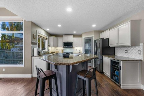 178 Cranwell Close Se, Calgary, AB - Indoor Photo Showing Kitchen With Upgraded Kitchen