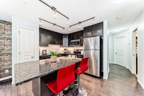 172 Auburn Meadows Walk Se, Calgary, AB - Indoor Photo Showing Kitchen With Upgraded Kitchen