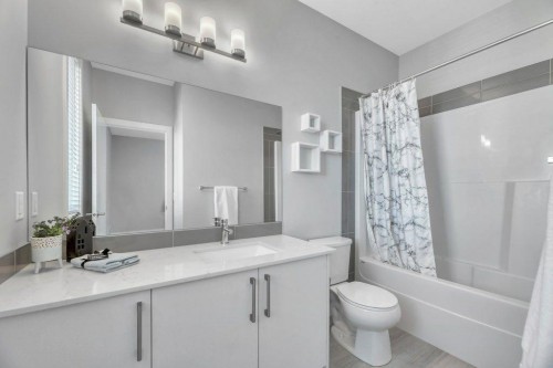 514 Redstone Crescent Ne, Calgary, AB - Indoor Photo Showing Bathroom