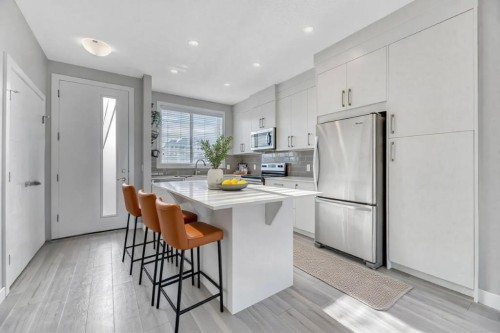 514 Redstone Crescent Ne, Calgary, AB - Indoor Photo Showing Kitchen