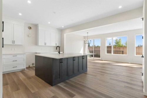 266 West Grove Lane Sw, Calgary, AB - Indoor Photo Showing Kitchen With Upgraded Kitchen