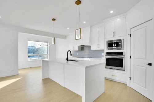 4 Skyview Springs Crescent Ne, Calgary, AB - Indoor Photo Showing Kitchen With Upgraded Kitchen