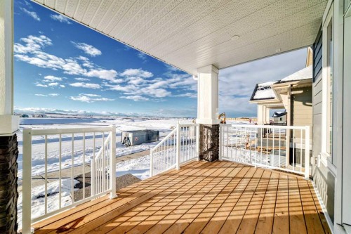 191 Perch Bend, Rural Rocky View County, AB - Outdoor With Deck Patio Veranda With Exterior