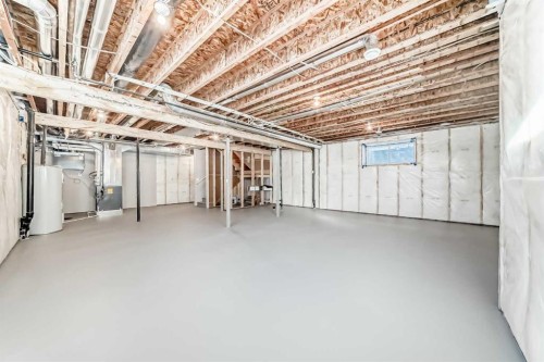 191 Perch Bend, Rural Rocky View County, AB - Indoor Photo Showing Basement