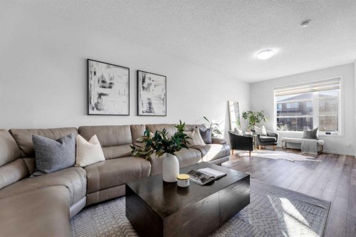 258 Cornerstone Avenue Ne, Calgary, AB - Indoor Photo Showing Living Room