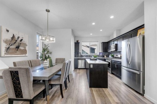 258 Cornerstone Avenue Ne, Calgary, AB - Indoor Photo Showing Dining Room