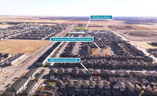 258 Cornerstone Avenue Ne, Calgary, AB - Outdoor With View