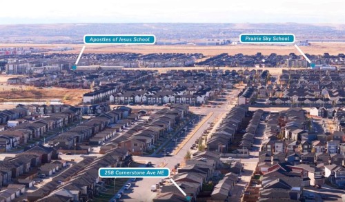 258 Cornerstone Avenue Ne, Calgary, AB - Outdoor With View