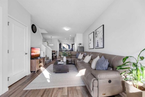 258 Cornerstone Avenue Ne, Calgary, AB - Indoor Photo Showing Living Room
