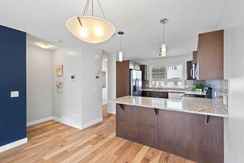 346 Covecreek Circle Ne, Calgary, AB - Indoor Photo Showing Kitchen With Upgraded Kitchen