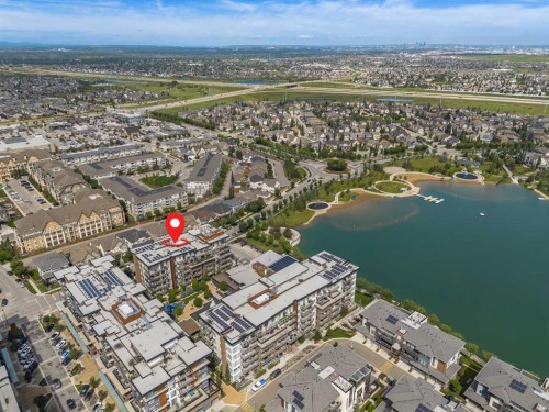 309-2231 Mahogany Boulevard Se, Calgary, AB - Outdoor With Body Of Water With View