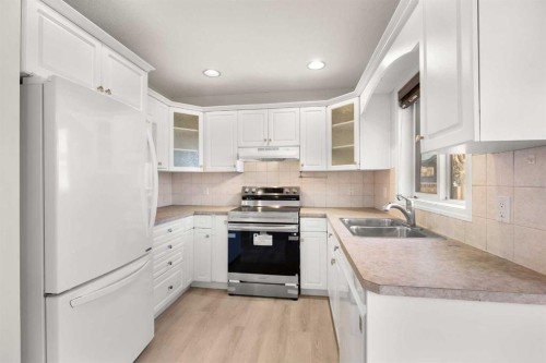 13 Coville Gardens Ne, Calgary, AB - Indoor Photo Showing Kitchen With Double Sink
