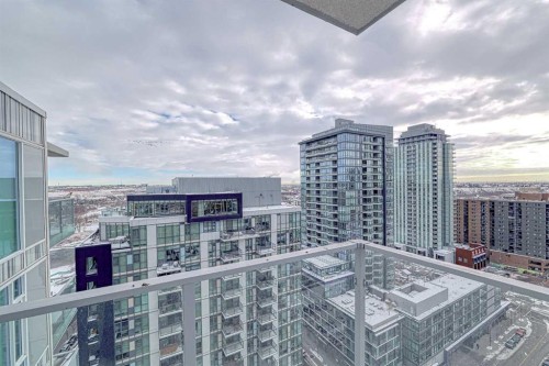 1903-519 Riverfront Avenue Se, Calgary, AB - Outdoor With Balcony With View