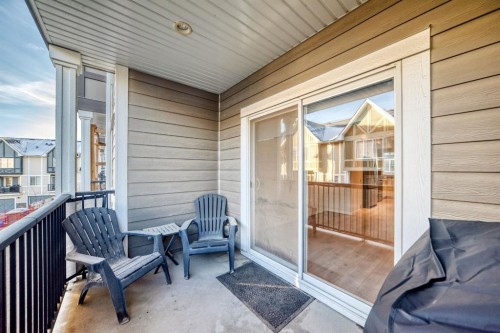 409 Nolanlake Villas Nw, Calgary, AB - Outdoor With Deck Patio Veranda With Exterior