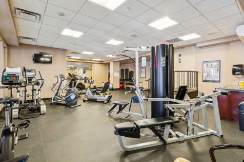 2308-2330 Fish Creek Boulevard Sw, Calgary, AB - Indoor Photo Showing Gym Room