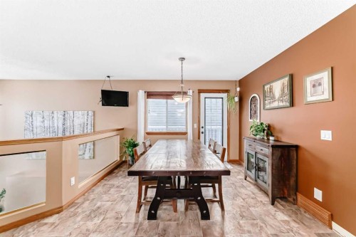 203 Hidden Spring Green Nw, Calgary, AB - Indoor Photo Showing Dining Room