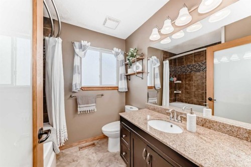 203 Hidden Spring Green Nw, Calgary, AB - Indoor Photo Showing Bathroom