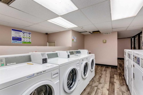 208-4944 Dalton Drive Nw, Calgary, AB - Indoor Photo Showing Laundry Room