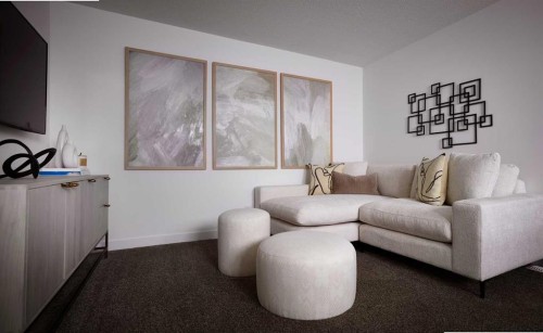 15353 1 Street Nw, Calgary, AB - Indoor Photo Showing Living Room