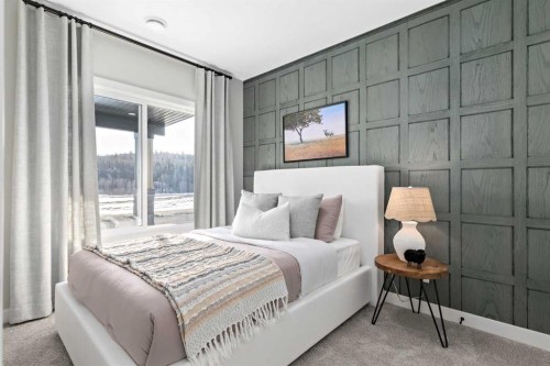 8 Creekview Manor Sw, Calgary, AB - Indoor Photo Showing Bedroom