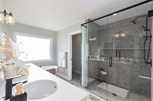 8 Creekview Manor Sw, Calgary, AB - Indoor Photo Showing Bathroom
