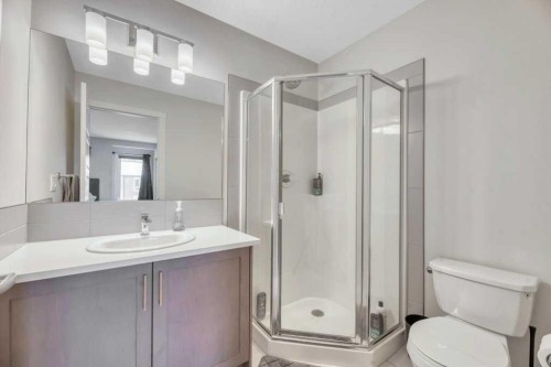 413-338 Seton Circle Se, Calgary, AB - Indoor Photo Showing Bathroom