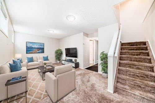 84 Inverness Square Se, Calgary, AB - Indoor Photo Showing Living Room