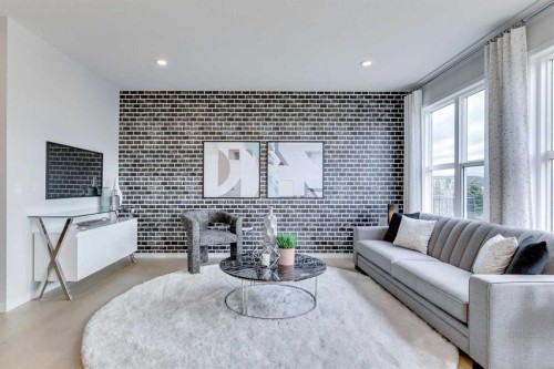 23 Belmont Place Sw, Calgary, AB - Indoor Photo Showing Living Room