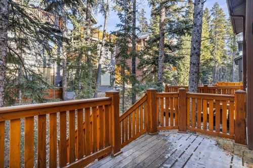 4-124 Silvertip Ridge, Canmore, AB - Outdoor With Deck Patio Veranda With Exterior