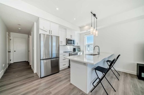 41-2117 81 Street Sw, Calgary, AB - Indoor Photo Showing Kitchen With Upgraded Kitchen