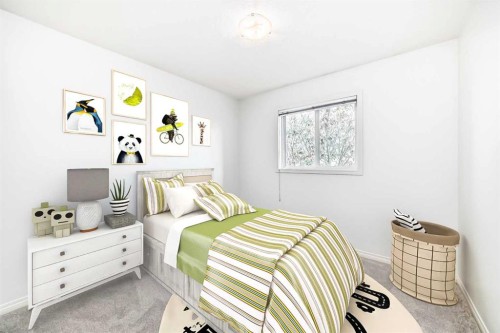 112 Sagewood Grove Sw, Airdrie, AB - Indoor Photo Showing Bedroom