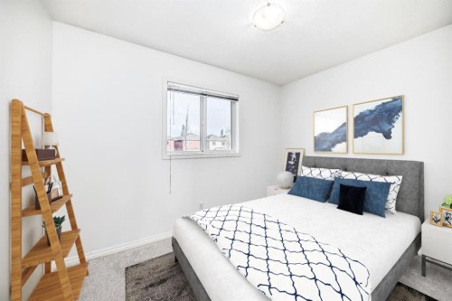 112 Sagewood Grove Sw, Airdrie, AB - Indoor Photo Showing Bedroom