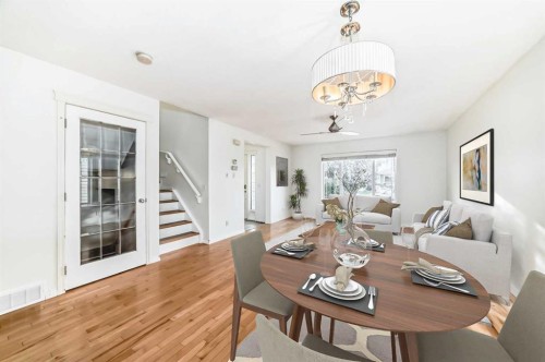 112 Sagewood Grove Sw, Airdrie, AB - Indoor Photo Showing Dining Room
