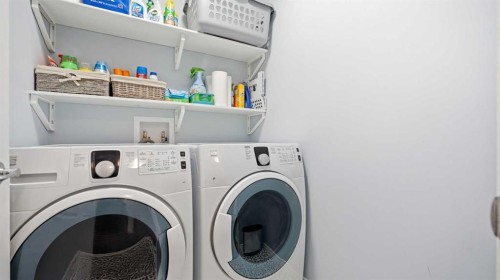 1-2 Hinshaw Drive, Sylvan Lake, AB - Indoor Photo Showing Laundry Room