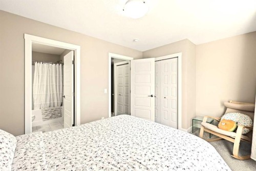 410 Cranbrook Walk Se, Calgary, AB - Indoor Photo Showing Bedroom