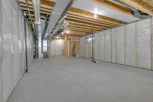 186 Creekside Manor Sw, Calgary, AB - Indoor Photo Showing Basement