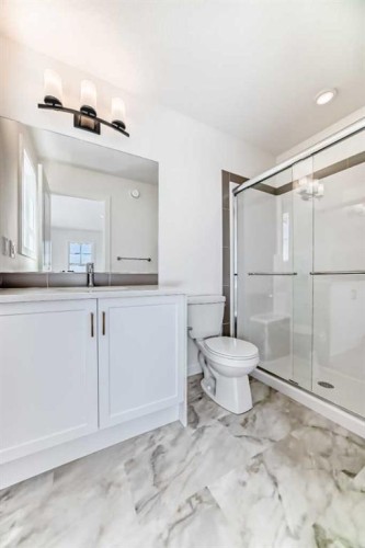 270 Sora Way Se, Calgary, AB - Indoor Photo Showing Bathroom
