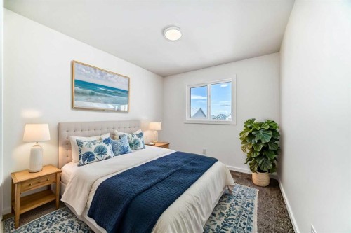 270 Sora Way Se, Calgary, AB - Indoor Photo Showing Bedroom