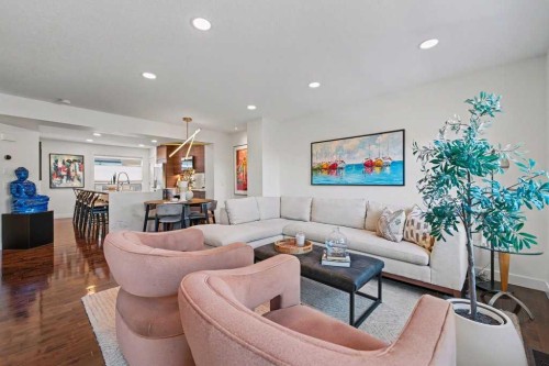 14 Aspen Hills Terrace Sw, Calgary, AB - Indoor Photo Showing Living Room