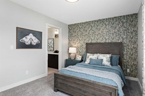 36 Creekstone Grove Sw, Calgary, AB - Indoor Photo Showing Bedroom