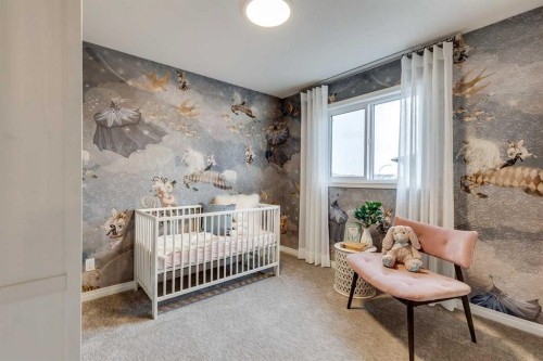 92 Creekside Street Sw, Calgary, AB - Indoor Photo Showing Bedroom