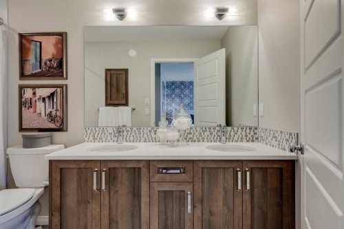 92 Creekside Street Sw, Calgary, AB - Indoor Photo Showing Bathroom