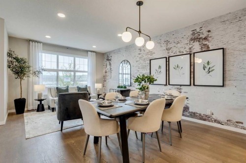 92 Creekside Street Sw, Calgary, AB - Indoor Photo Showing Dining Room