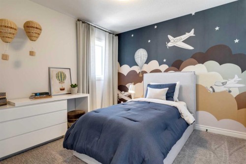 177 Mitchell Road Nw, Calgary, AB - Indoor Photo Showing Bedroom